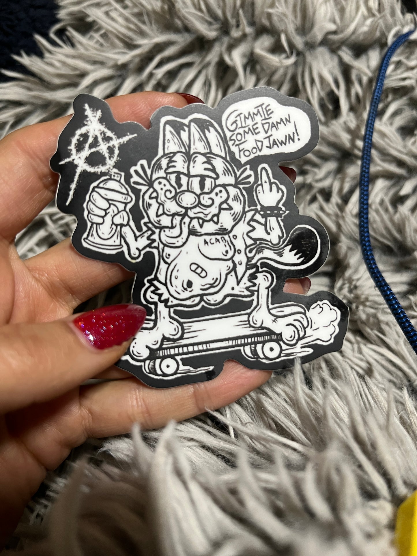 Jawnfield 3” vinyl sticker