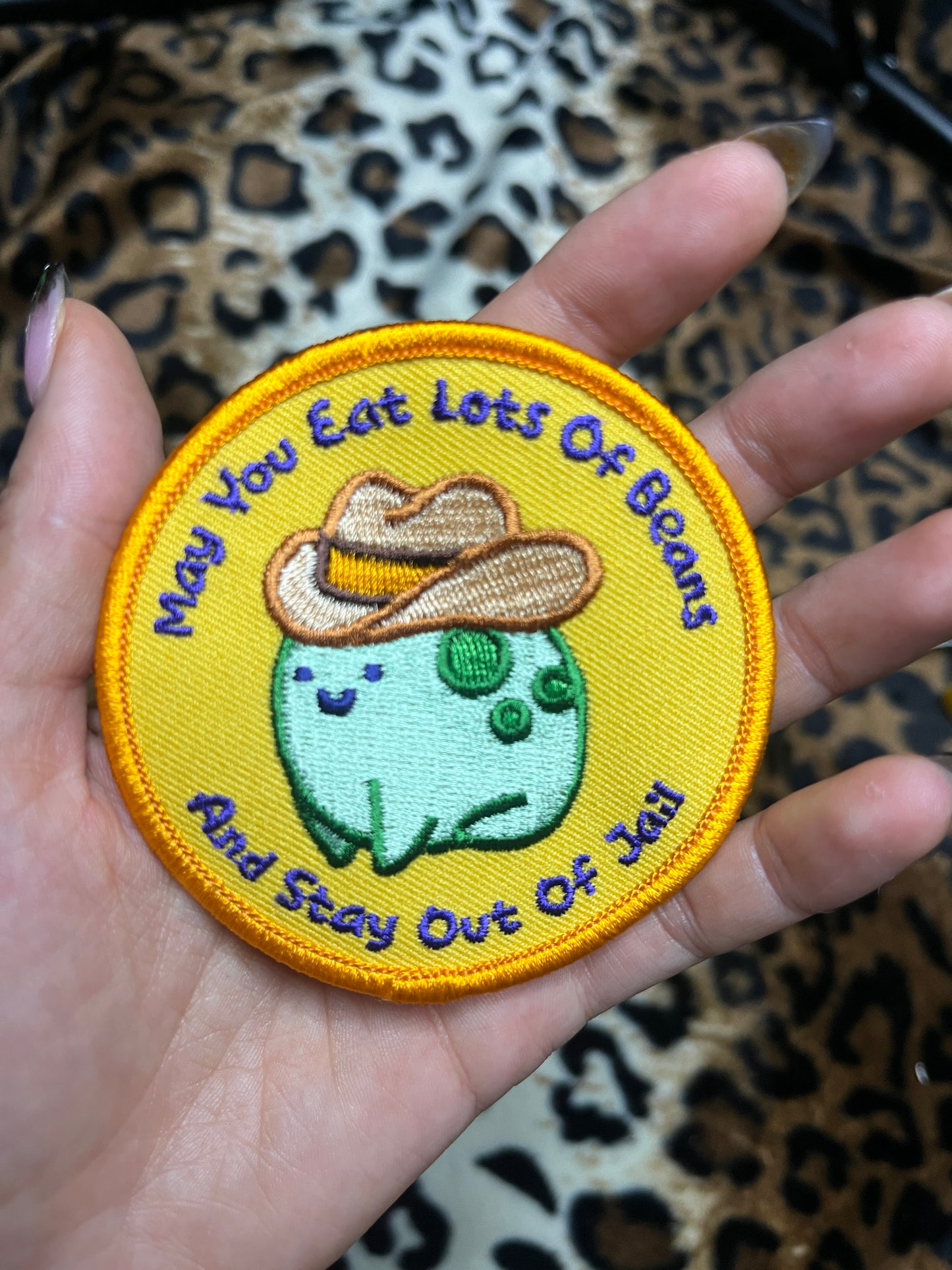 Cowboy From 3” sew on embroidered patch