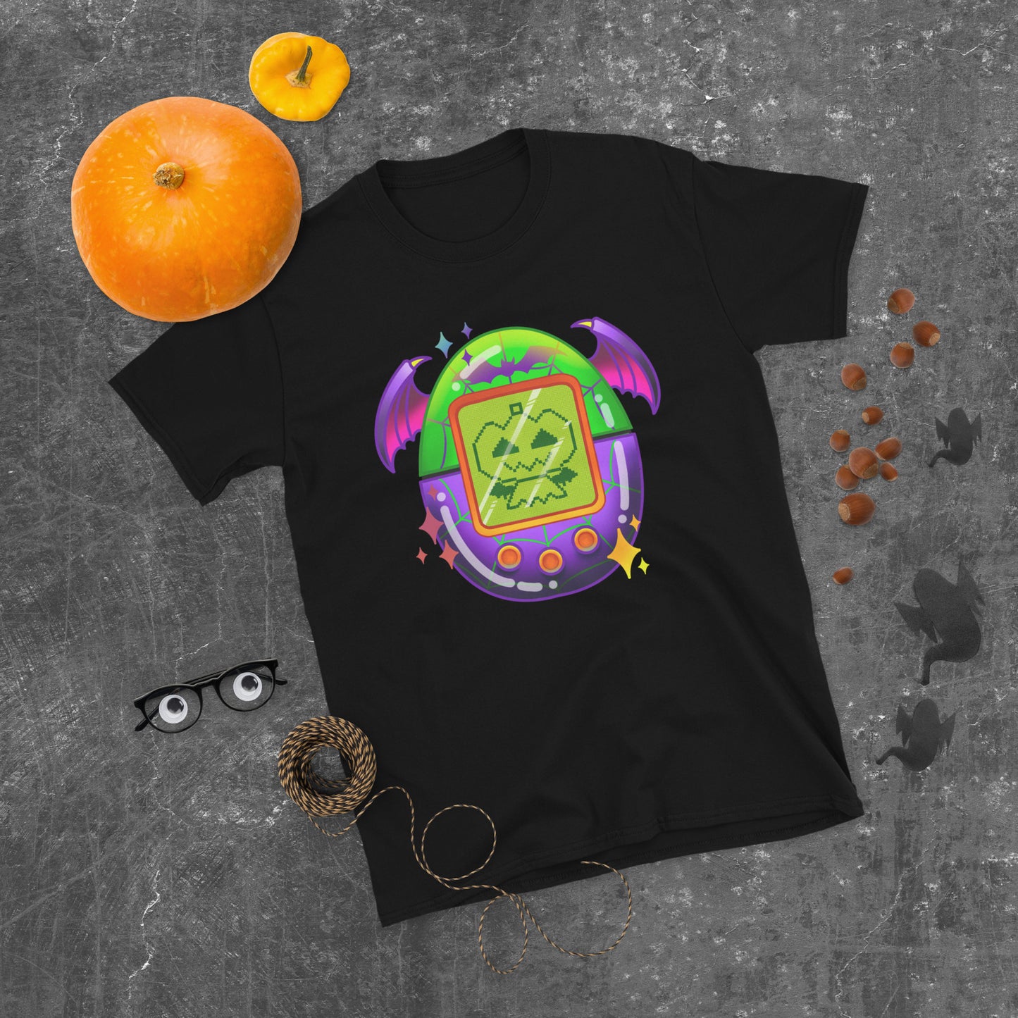 MTO Spooky retro Digital Pet 90s kid tee